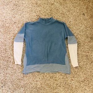 Belle Du Jour Slight Turtle Neck Sweater w/ zipper